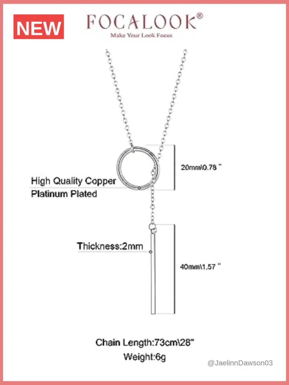 14K Gold Plated Long Y-Shaped Dainty Bar Pendant Necklace Set 28 inch